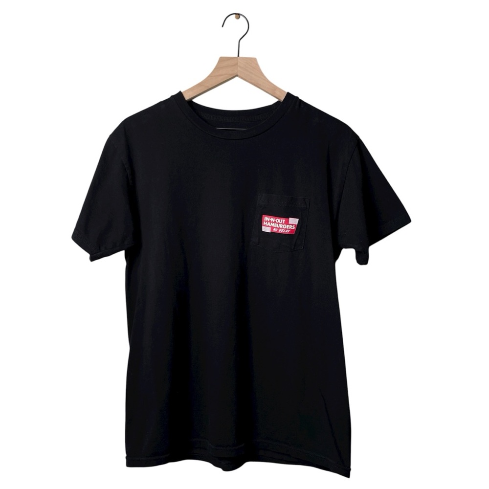 In N Out Hamburgers No Delay Company Store Pocket T-Shirt